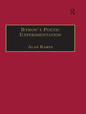 cover image of Byron's Poetic Experimentation